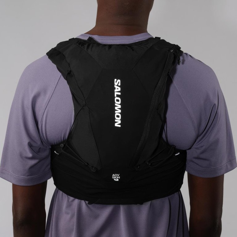 Жилет Salomon Adv Skin 12 Set з флягами - чорний