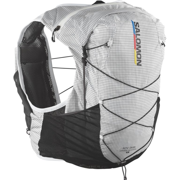 Жилет Salomon Adv Skin Cross Season Race Flag - чорний/білий