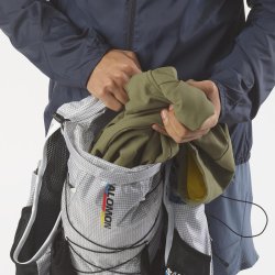 Жилет Salomon Adv Skin Cross Season Race Flag - чорний/білий
