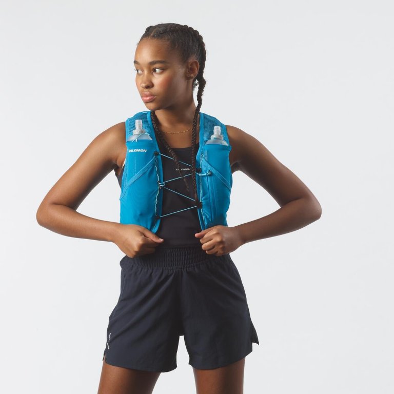 Жилет Salomon Active Skin 8 Set з флягами - синій