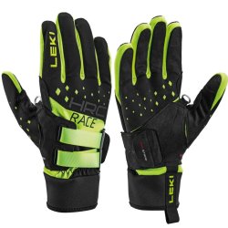 Рукавиці Leki HRC Race Shark Gloves - чорно/жовті