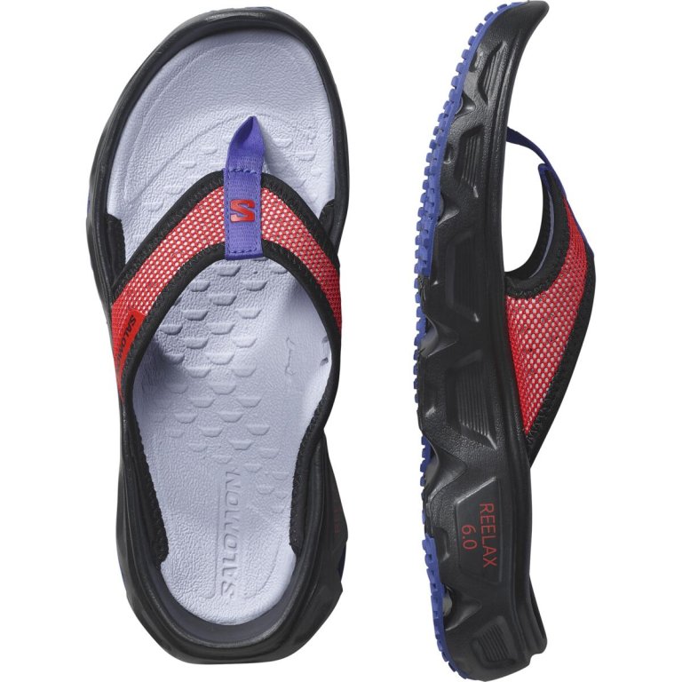 Взуття Salomon Reelax Break 6.0 Вт - чорний/червоний/фіолетовий