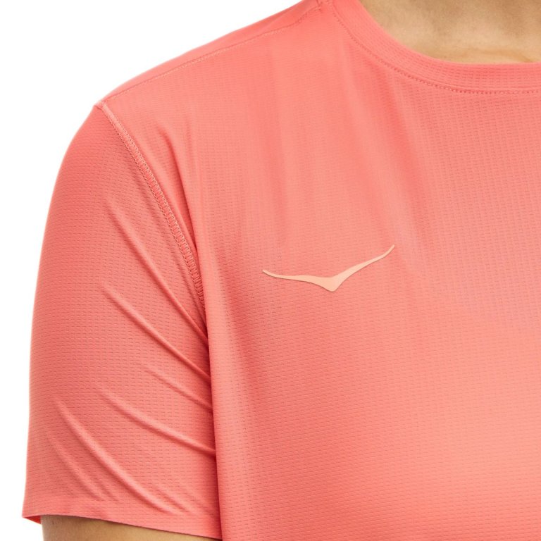 Футболка Hoka Airolite Run Short Sleeve W - помаранчева