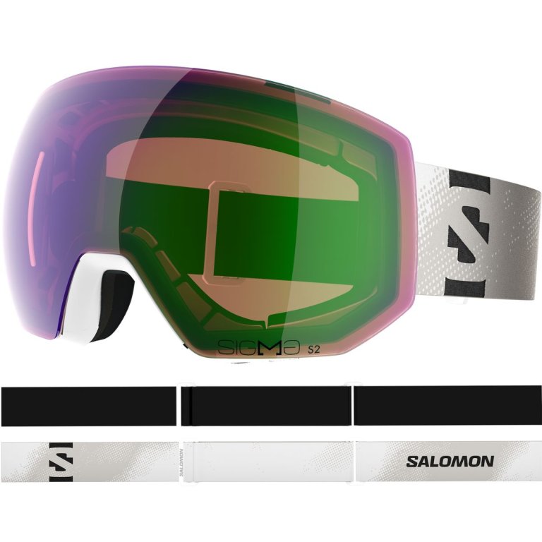 Гірськолижні окуляри Salomon Radium Pro Sigma - білі