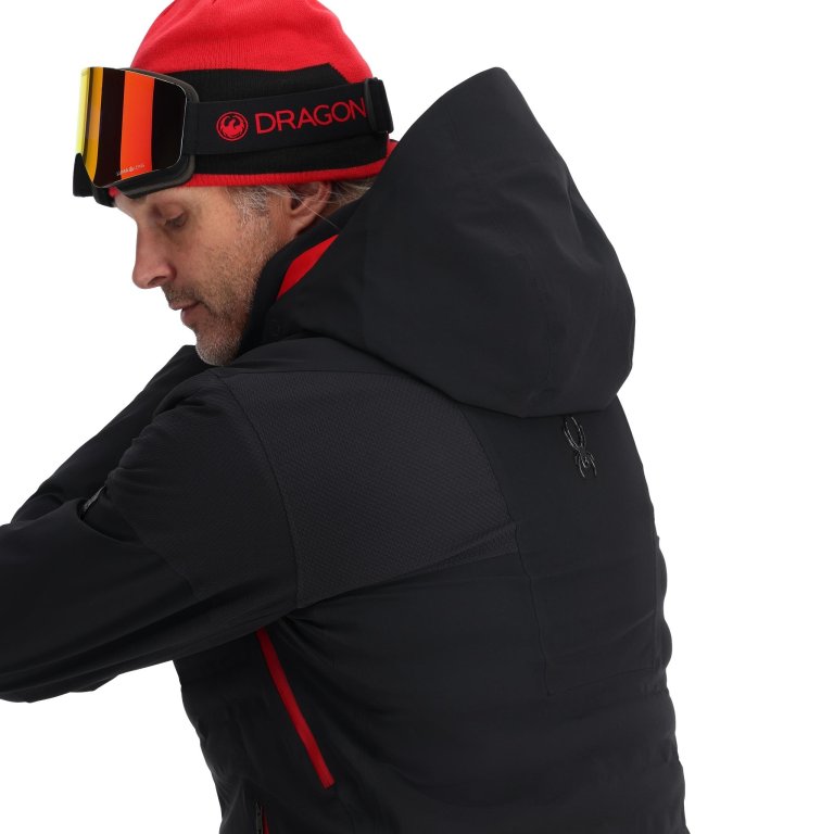 Bunda Spyder Pinnacle M - čierna