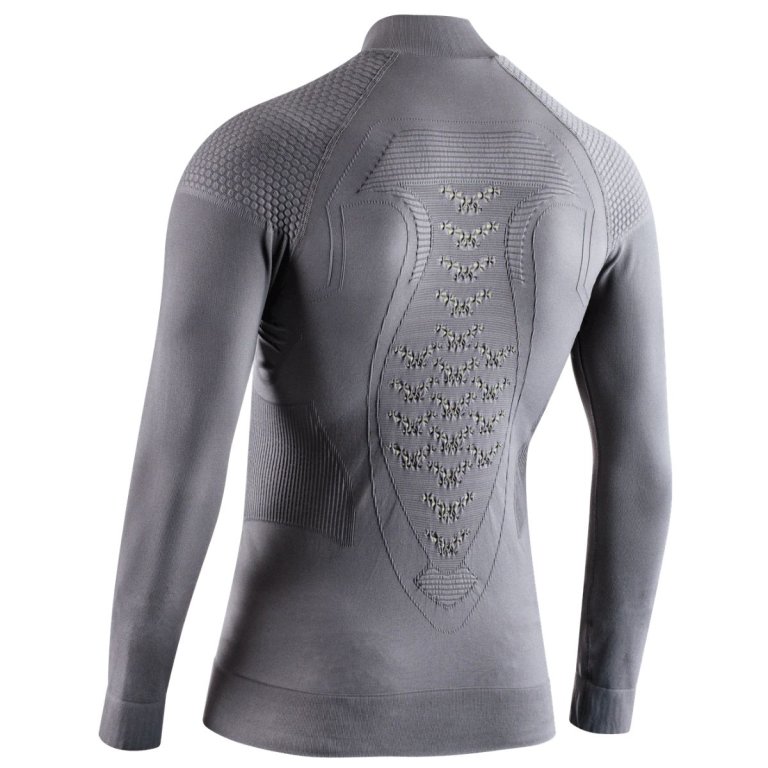 Кофта X-Bionic Energizer 4.0 Transmission Layer Full Zip M - сіра
