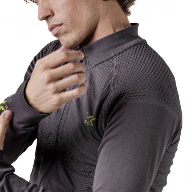 Кофта X-Bionic Energizer 4.0 Transmission Layer Full Zip M - сіра