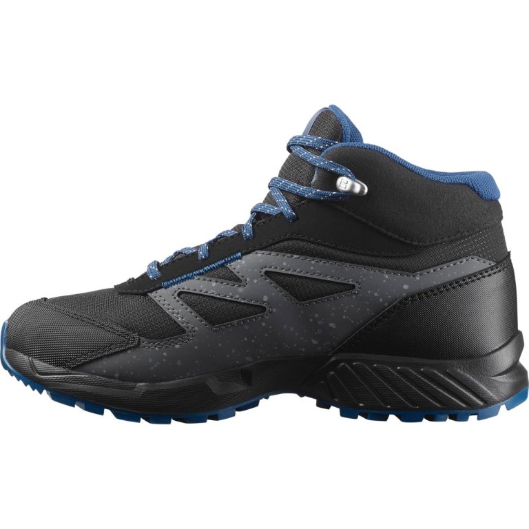 Взуття Salomon Outway Mid Cswp J - чорно/синє