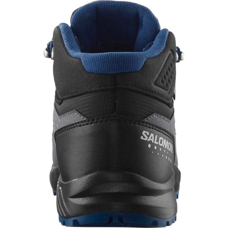Взуття Salomon Outway Mid Cswp J - чорно/синє