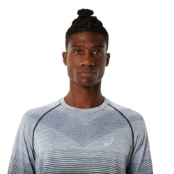 Tričko Asics Seamless LS Top M - černá/šedá
