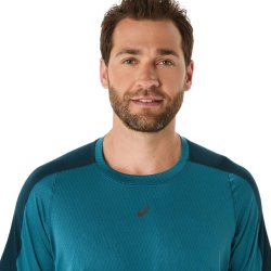 Футболка Asics Fujitrail Elite SS Top M - синя
