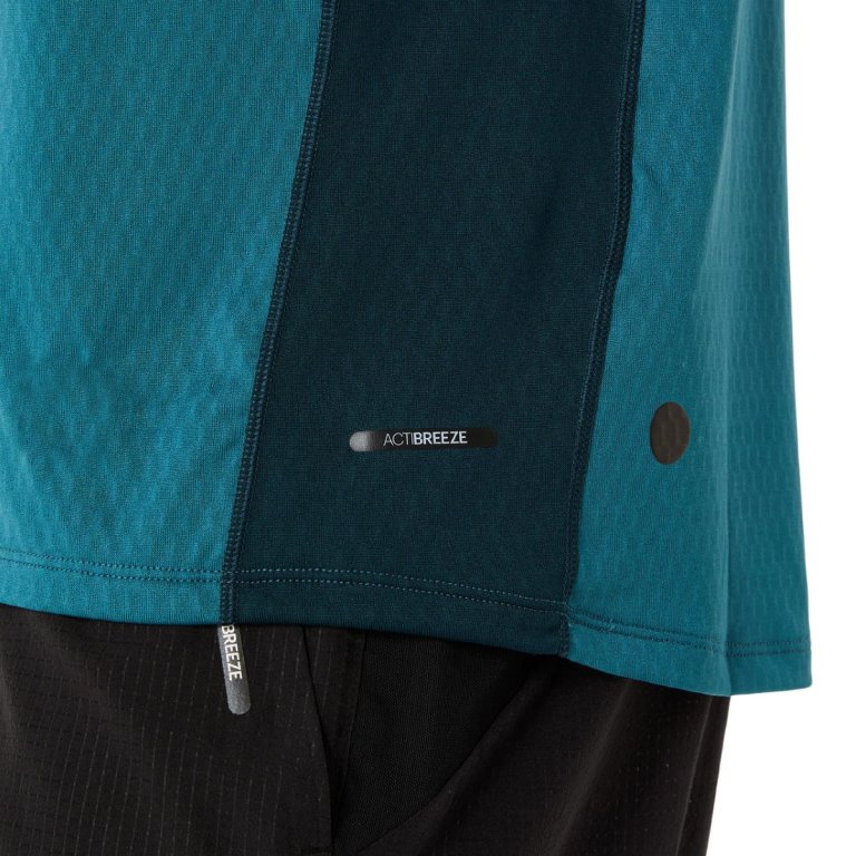 Футболка Asics Fujitrail Elite SS Top M - синя