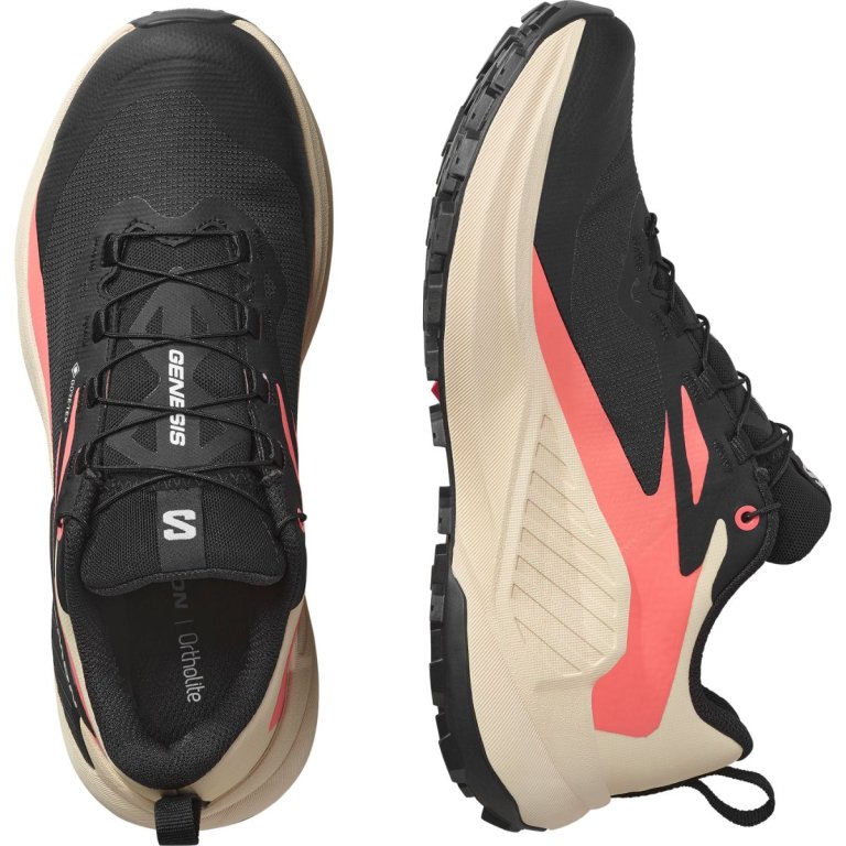 Кросівки Salomon Genesis GTX W - чорно/помаранчеві