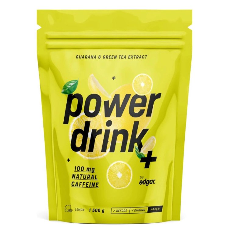 Energetický nápoj Edgar Powerdrink + 1500 g - citrón