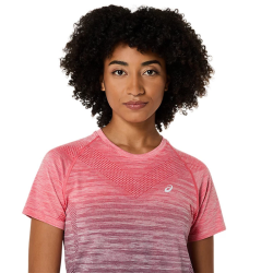 Футболка Asics Seamless SS Top W - рожевий/фіолетовий