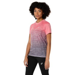 Футболка Asics Seamless SS Top W - рожевий/фіолетовий