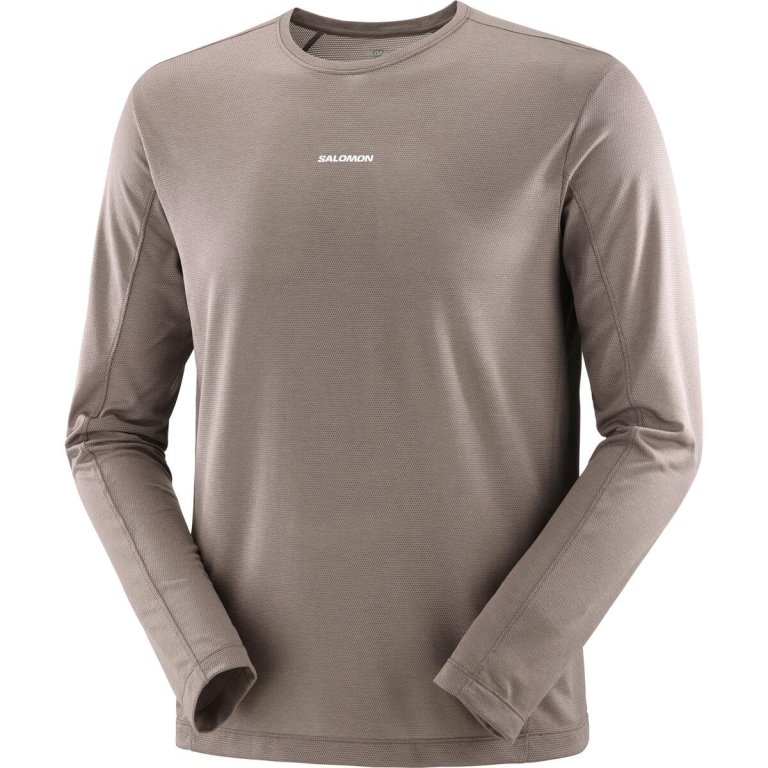 Футболка Salomon SHKout Core LS Tee M - сіра