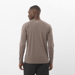 Футболка Salomon SHKout Core LS Tee M - сіра