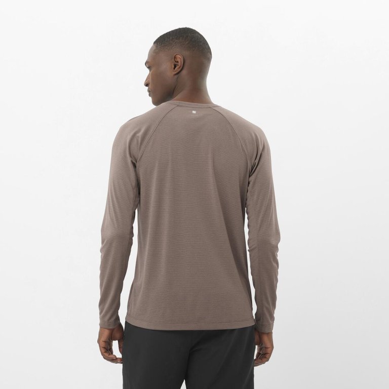 Футболка Salomon SHKout Core LS Tee M - сіра