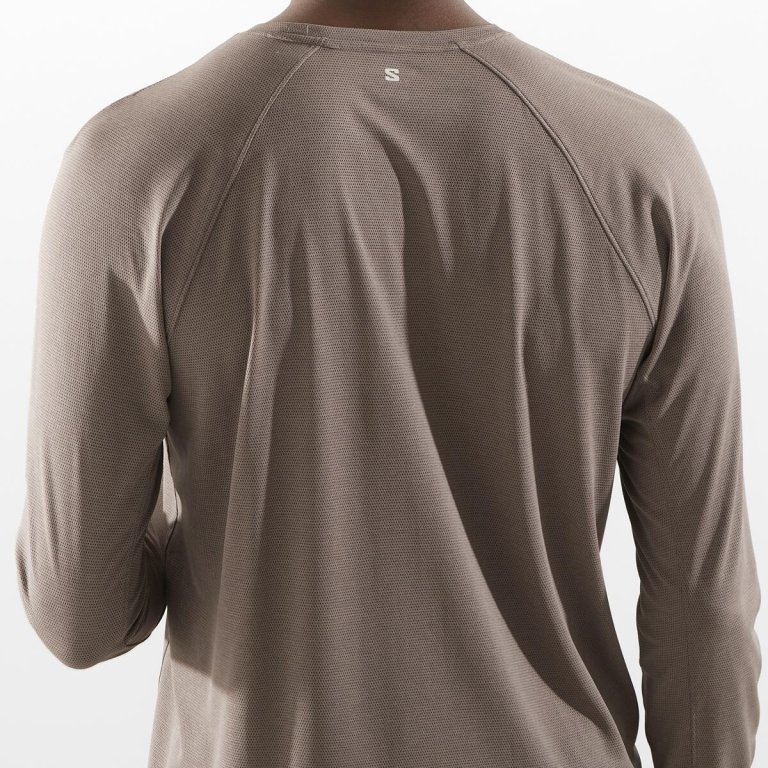 Футболка Salomon SHKout Core LS Tee M - сіра