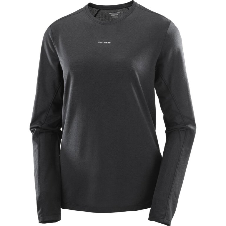 Футболка Salomon SHKout Core LS Tee W - чорна