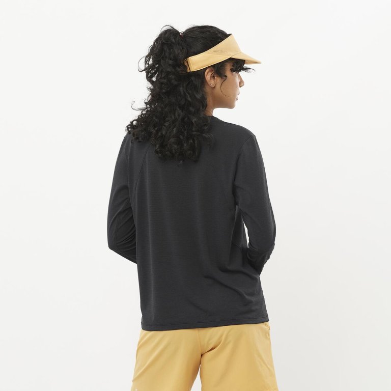 Футболка Salomon SHKout Core LS Tee W - чорна