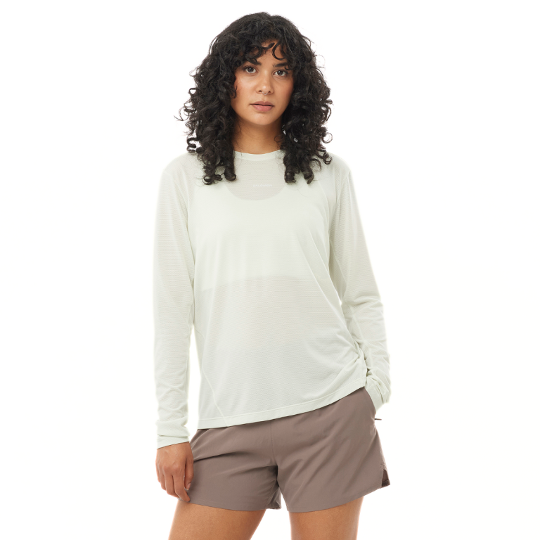 Вутболка Salomon SHKout Core LS Tee W - біла
