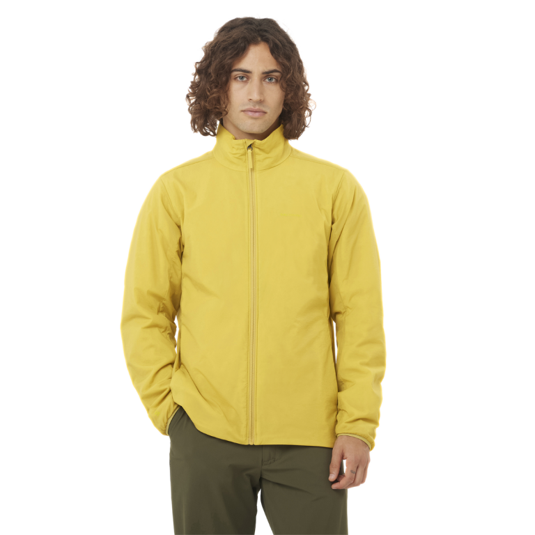 Кофта Salomon Mountain Flex Jkt M - жовта
