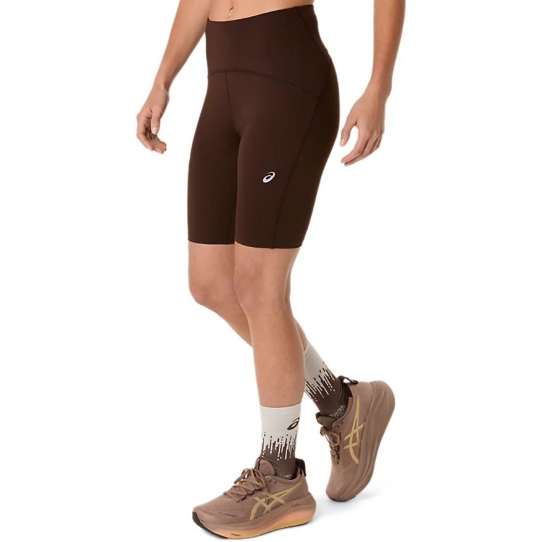 Шорти Asics Road High Waist 8IN Sprinter W Sprinter W - коричневий