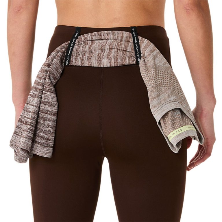 Шорти Asics Road High Waist 8IN Sprinter W Sprinter W - коричневий