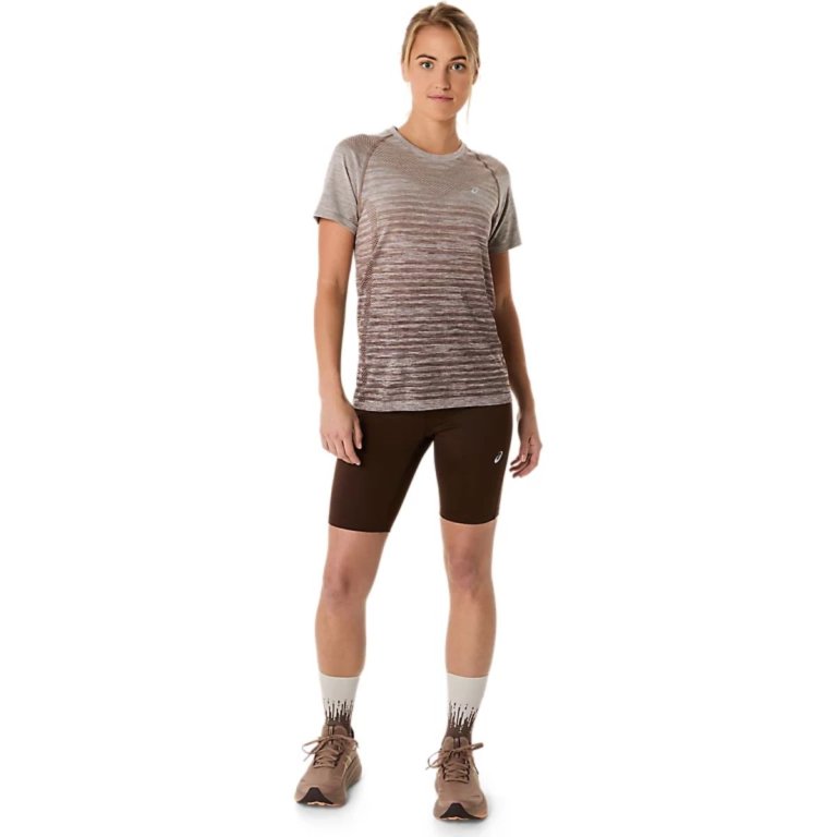 Шорти Asics Road High Waist 8IN Sprinter W Sprinter W - коричневий