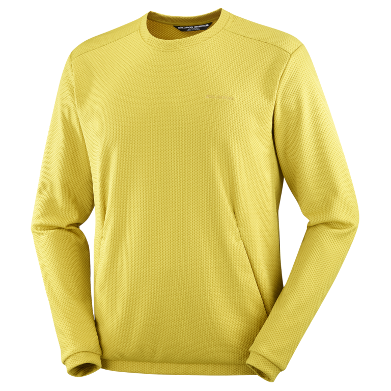 Кофта Salomon Motomesh Crewneck M - жовта