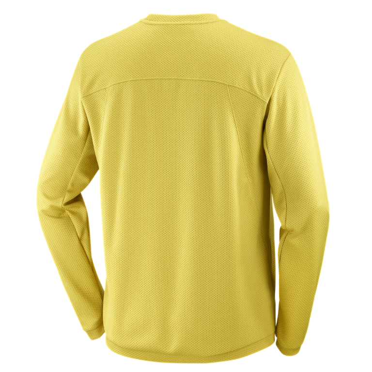 Кофта Salomon Motomesh Crewneck M - жовта