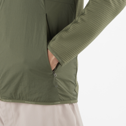 Худі Salomon Essential Lightwarm Hybrid M - зелене