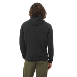 Худі Salomon Essential Lightwarm FZ HD M - чорне