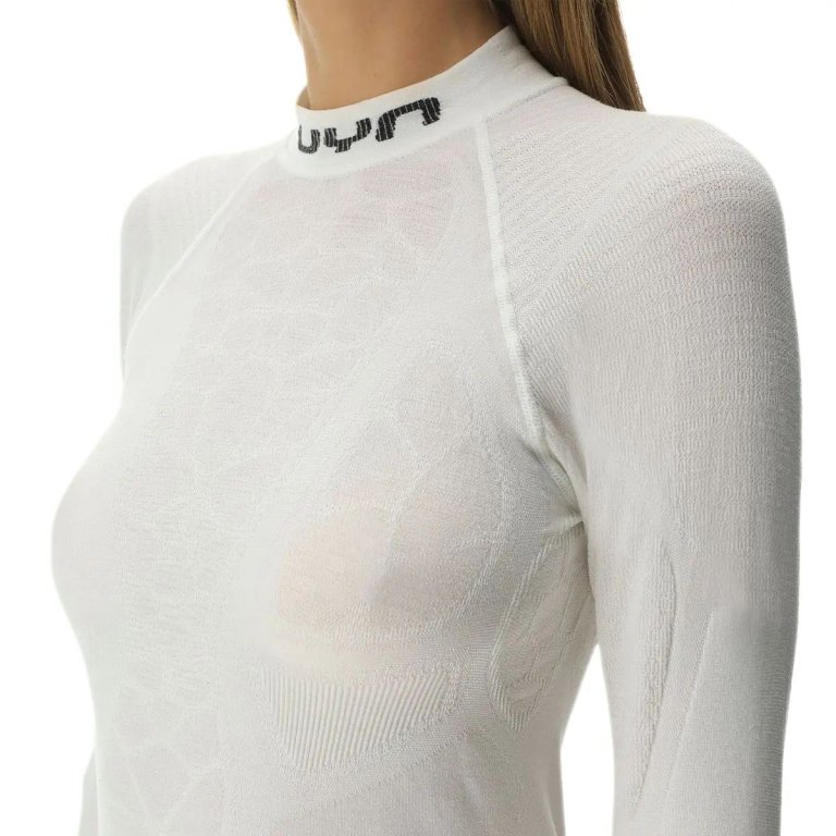 Tričko UYN Elevatyon Biomorph UW Shirt LS Turtle Neck W - biela