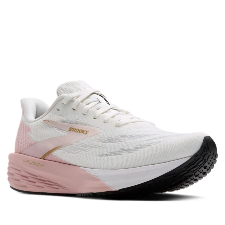 Кросівки Brooks Launch 11 W - біло/рожеві