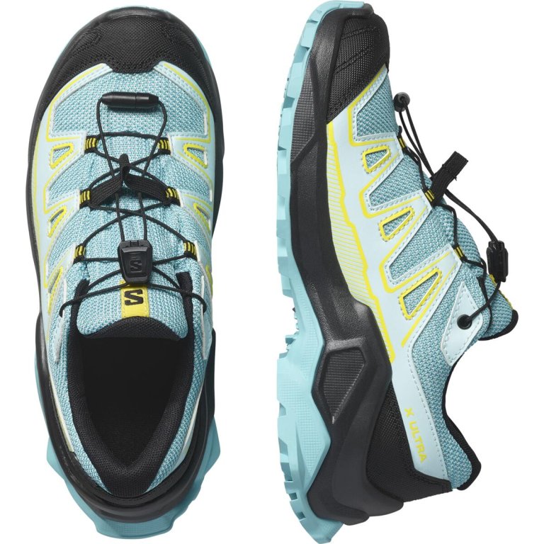Взуття Salomon X Ultra GTX J - синьо/зелений