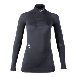 Футболка UYN Ambityon UW LS Turtle Neck W - чорно/сіро/біла