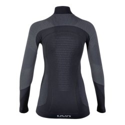 Футболка UYN Ambityon UW LS Turtle Neck W - чорно/сіро/біла