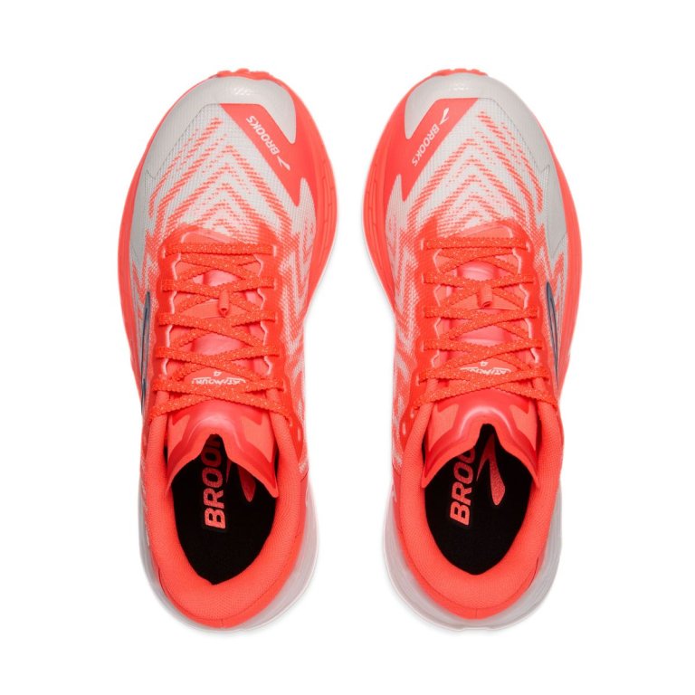 Кросівки Brooks Catamount 4 W - помаранчево/білі
