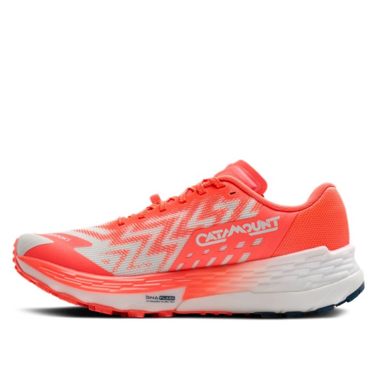 Кросівки Brooks Catamount 4 W - помаранчево/білі