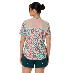 Футболка Asics Road All Over Print SS Top W - бежевий