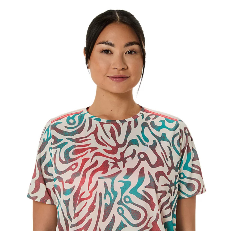 Футболка Asics Road All Over Print SS Top W - бежевий