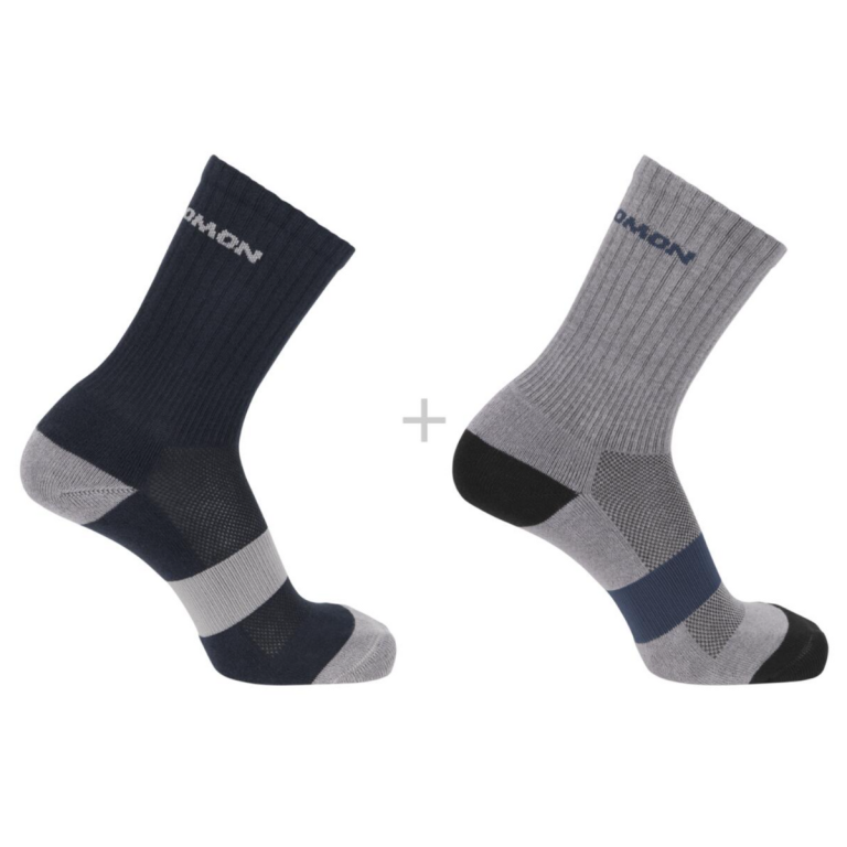 Шкарпетки Salomon Evasion Crew 2-Pack - чорно/сірі