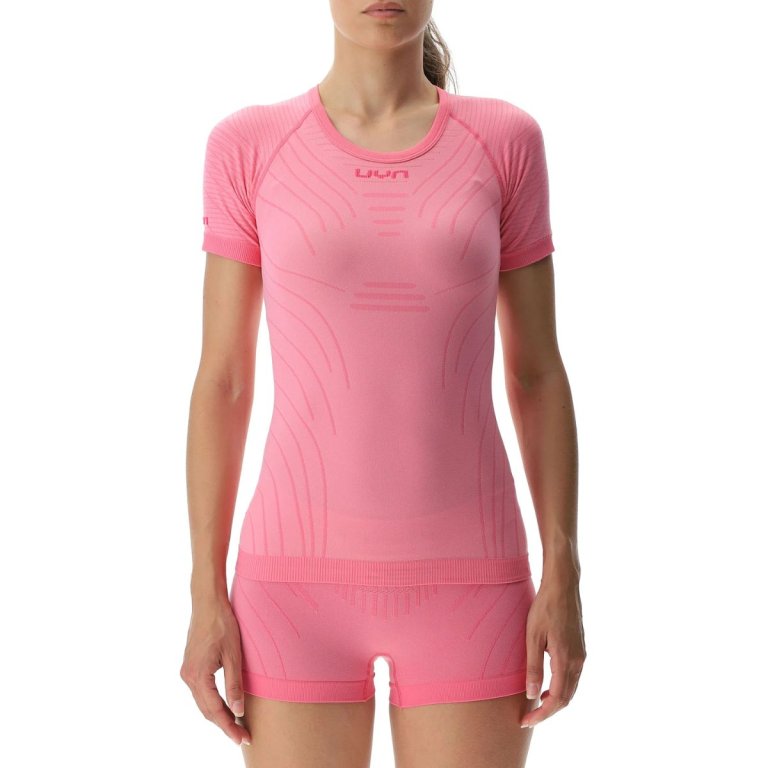 Футболка UYN Motyon 2.0 UW Shirt SH SL W - рожева