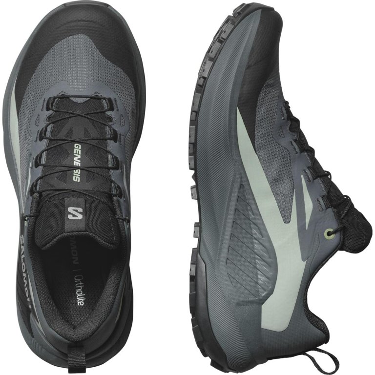 Кросівки Salomon Genesis GTX W - чорно / сіро / зелені