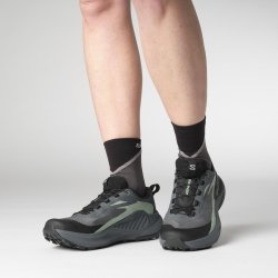 Кросівки Salomon Genesis GTX W - чорно / сіро / зелені