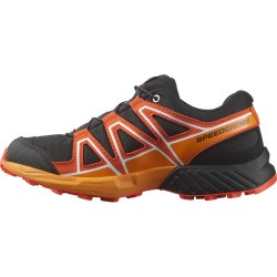 Кросівки Salomon Speedcross J - чорно/помаранчеві