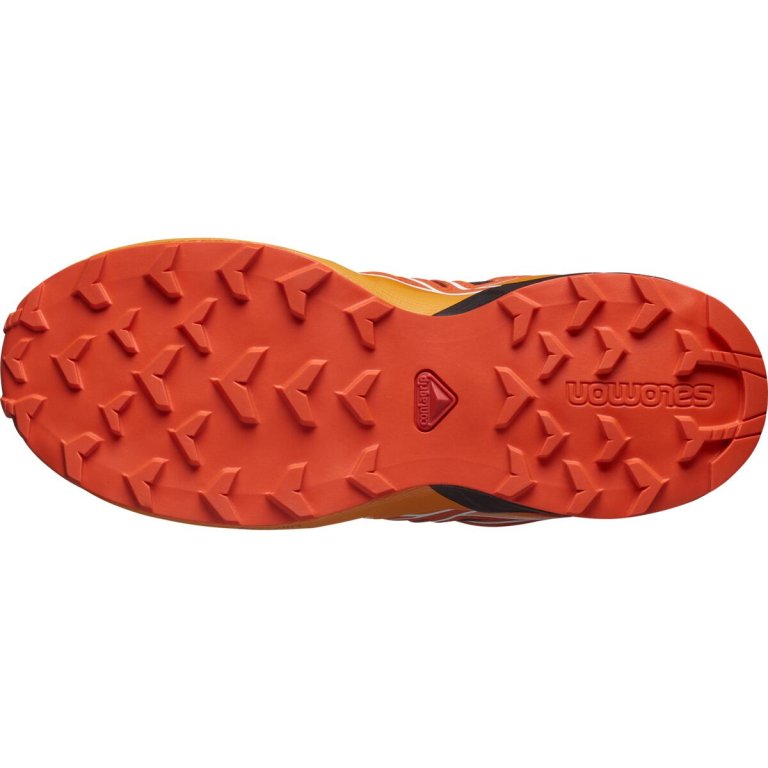 Кросівки Salomon Speedcross J - чорно/помаранчеві